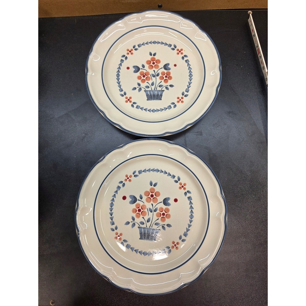 Hearthside Cumberland Brambleberry Dinner Plates Set of 2 Stoneware Japan 10.5"